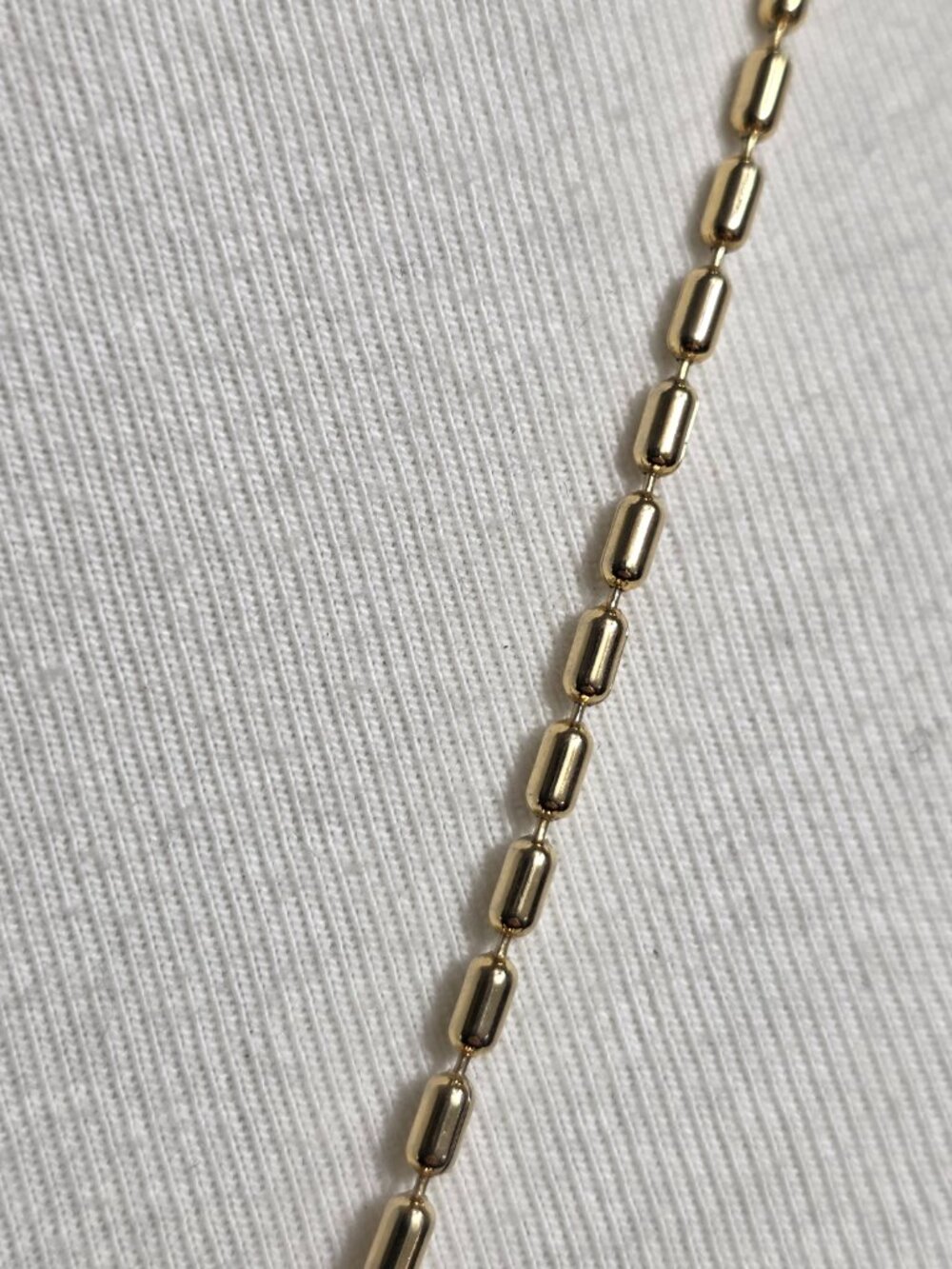 Soho Designs Gold Tone Pendant Necklace Centered Pearl & Beaded Style Chain - Picture 5 of 8